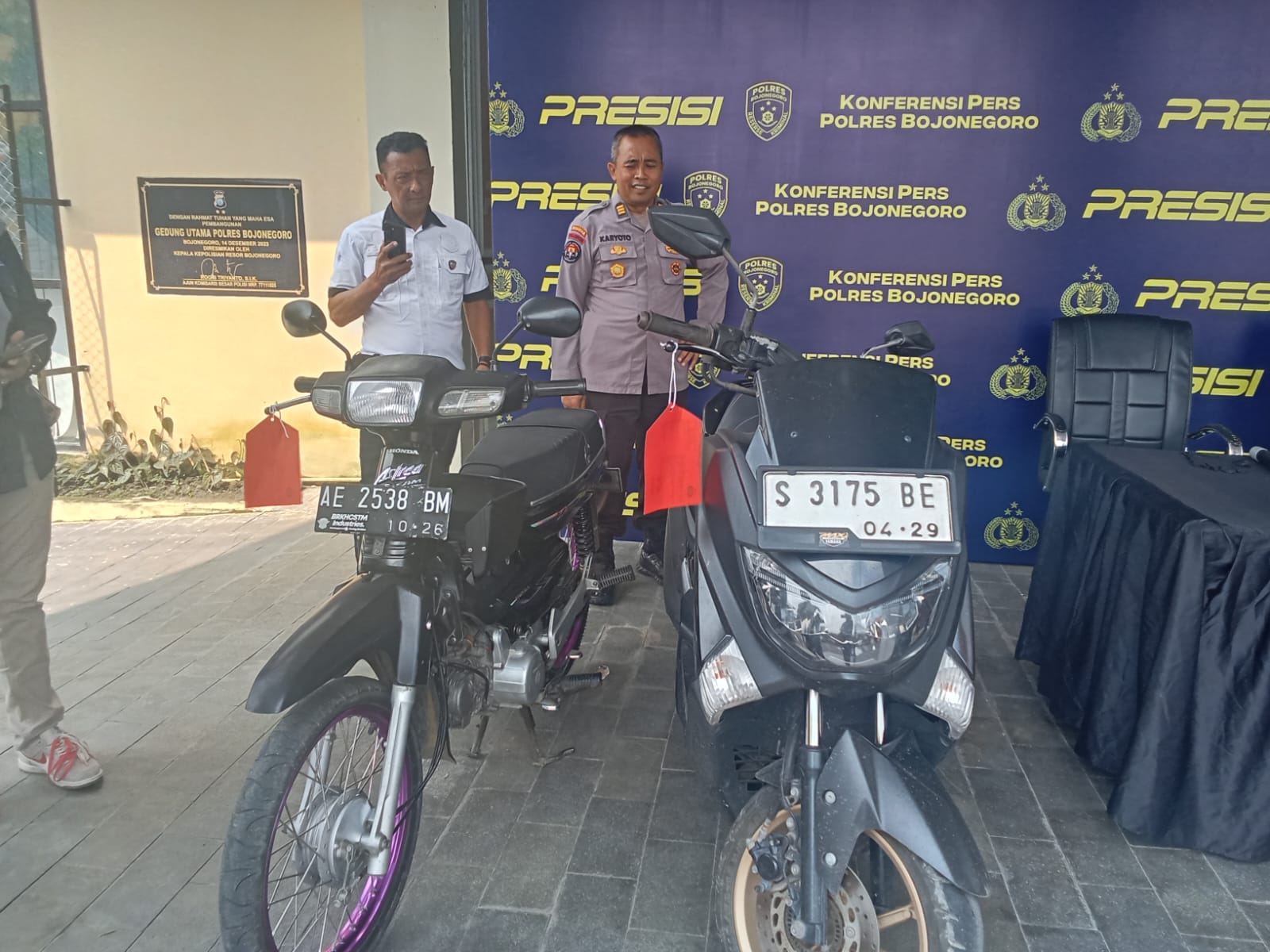 Polres Bojonegoro Ringkus 2 Pelaku Curanmor, Modus Kunci Nempel Jadi Sasaran