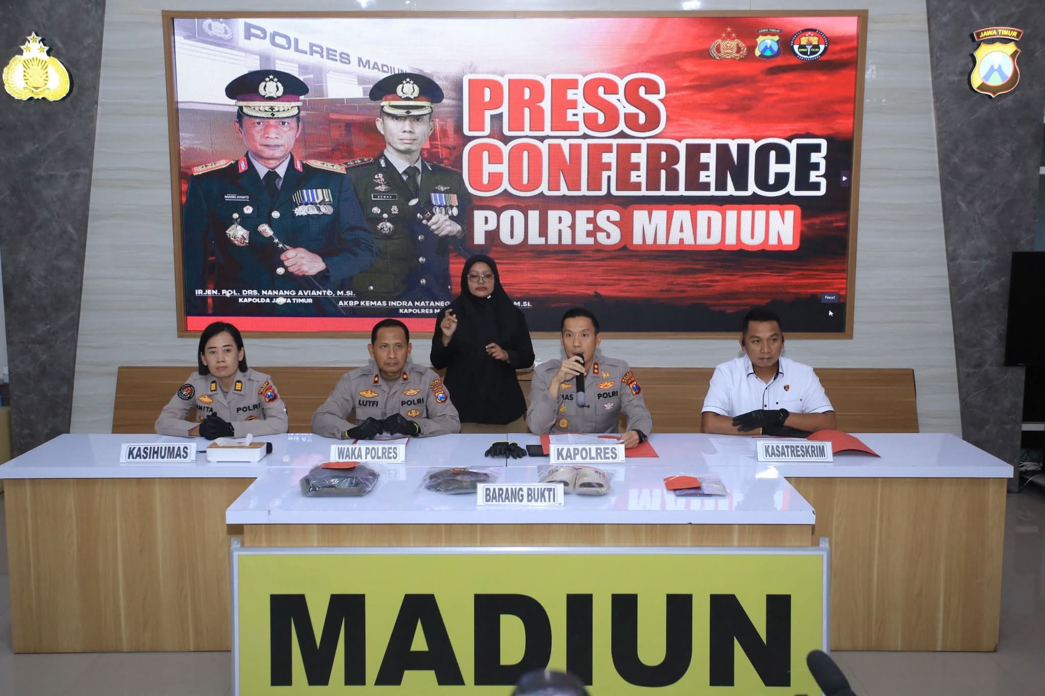 Polres Madiun Amankan Dua Tersangka Curanmor Modus Incar Motor di Persawahan dan Teras Rumah